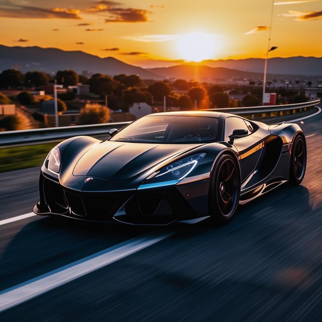 Voiture sportive de luxe pour une expérience de conduite unique